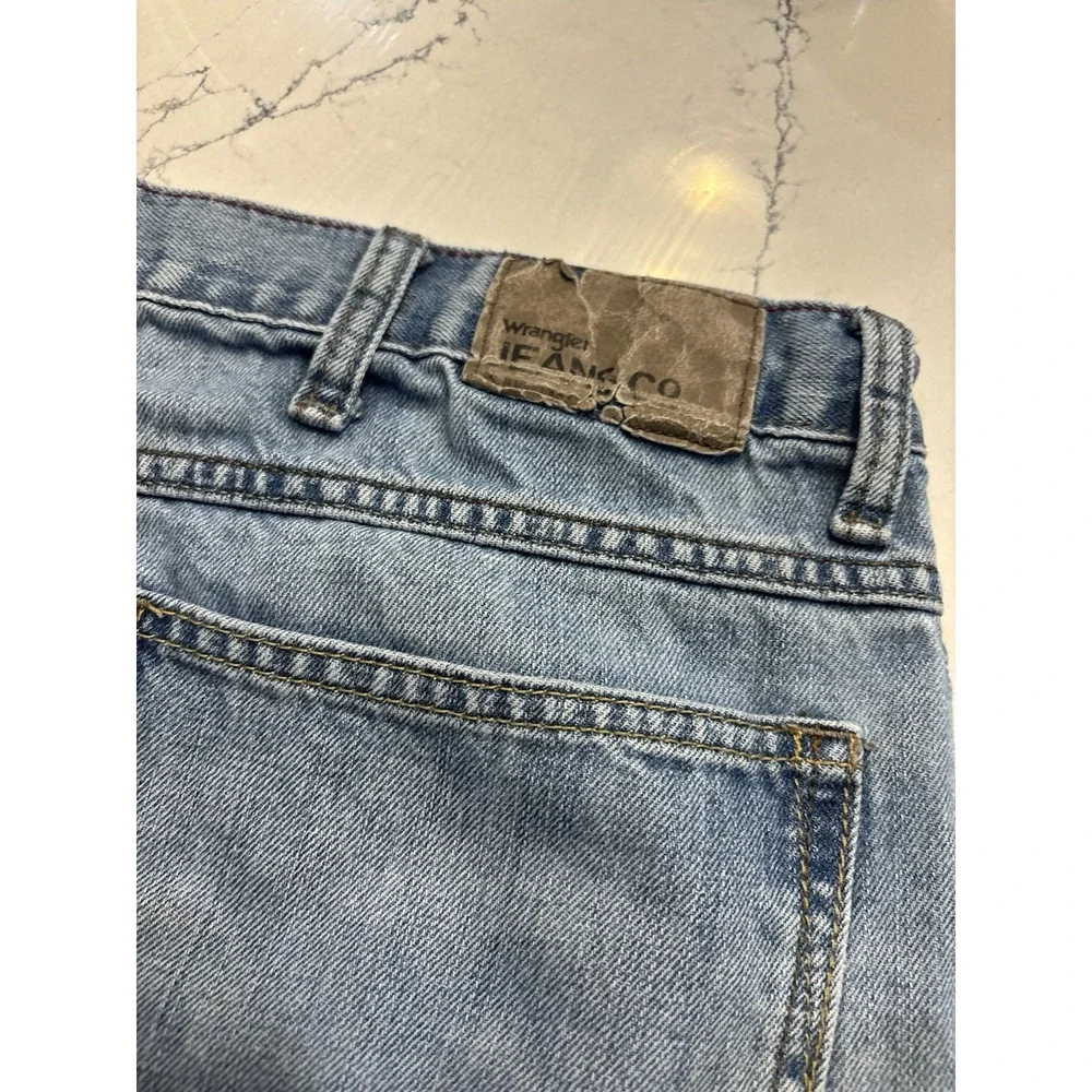 Vintage Wrangler Jeans Mens 38X30 Blue Loose Straight Baggy Skater Relaxed Y2K